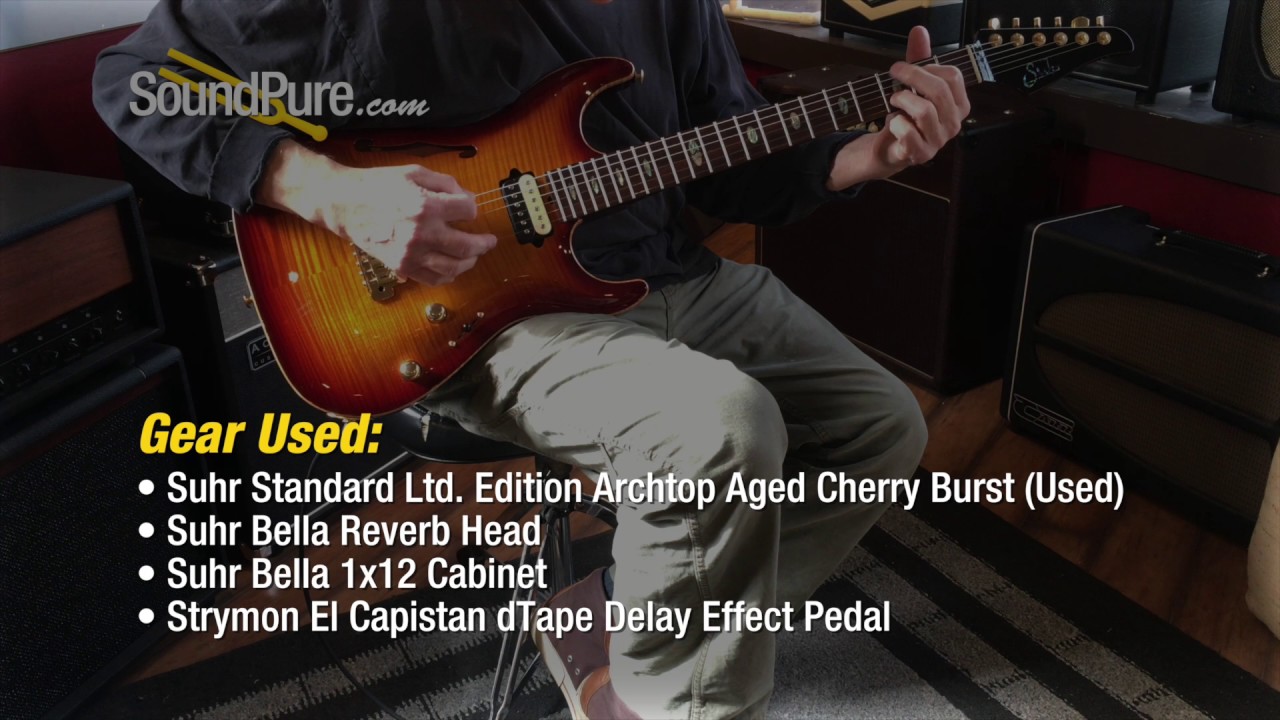 Suhr Standard Ltd. Edition Archtop Aged Cherry Burst (Used) Quick