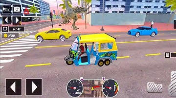 Tuk Tuk auto rickshaw driver game - driving games fans - Android iOS Gameplay #41
