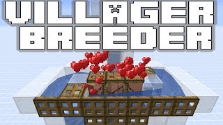 Simple Villager Breeder Tutorial - Minecraft 1.14