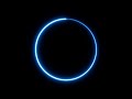 4K Blue Neon Glow Circle Animation Loop | 60FPS | Video Effect | Free Download