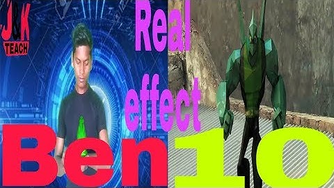 KineMaster editing Ben 10 Real video