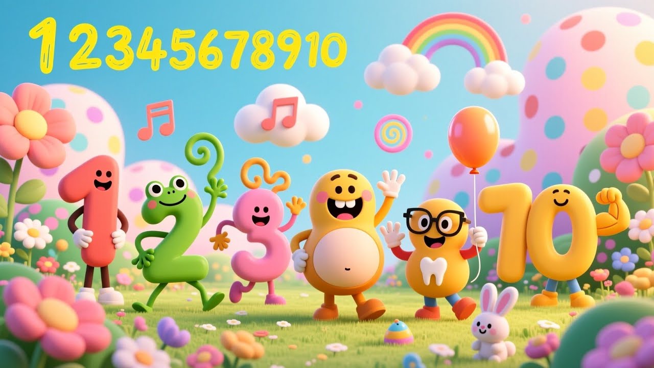 Numbers Kids Rv Studio Numbers | Kids Songs & Nursery Rhymes | Yoshmeka TV - YouTube
