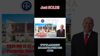 Just SOLD @ Full Price, $359,000 9920 NW 13 CT Pembroke Pines, FL 33024 ! Beautifully updated