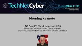 Full Morning Keynote with LTG Isaacson News