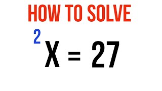 Can you find the value of x | Tetration Problem