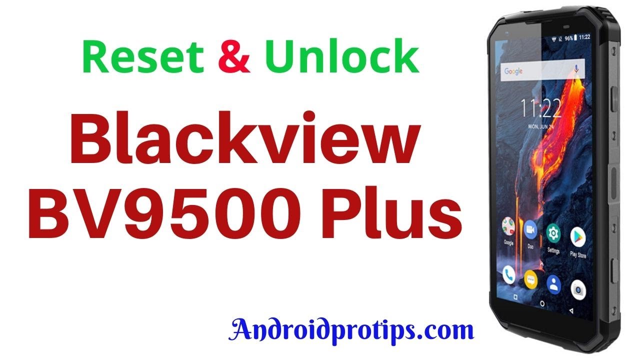 How to Reset & Unlock Blackview BV9500 Plus - YouTube