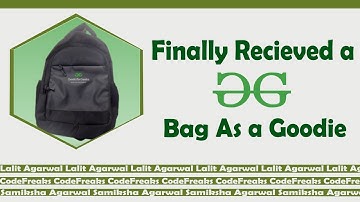 GeeksforGeeks bag unboxing - Journey from ordering to delivery || GFG goodies/swags || POTD