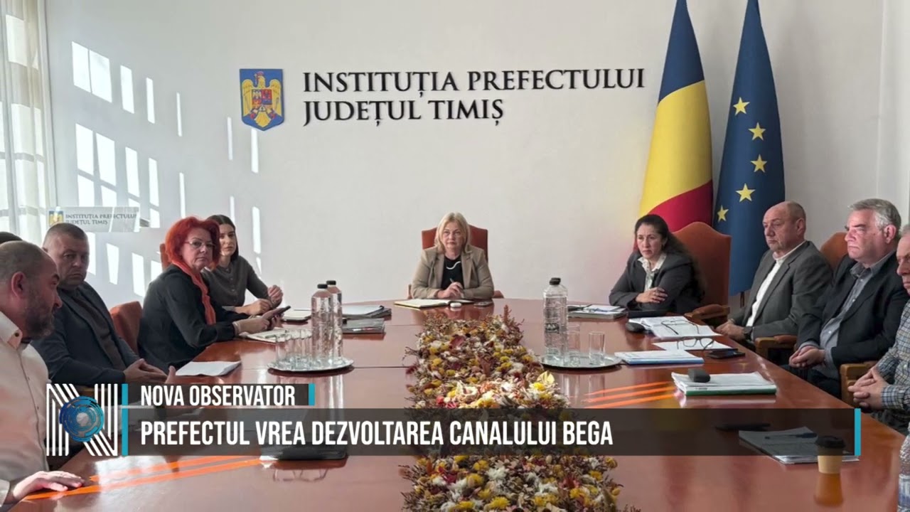 Prefectul vrea dezvoltarea Canalului Bega 