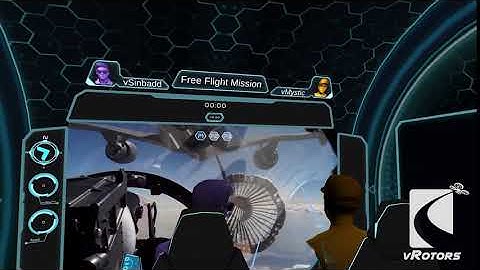 vRotors live "ride-along" mode for immersive VR pilot training