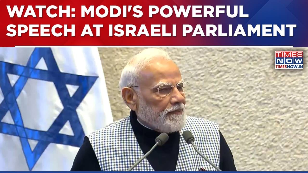 PM Modi Addresses Knesset, Mentions Oct 7 Hamas Attack, Terrorism, India-Israel Relations & More