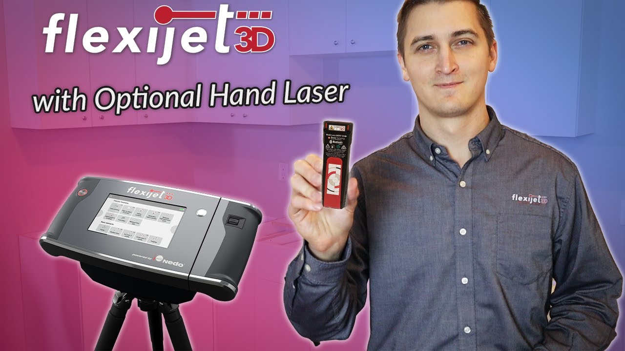 Flexijet 3D Fullheight backsplash made easy with Optional Hand Laser