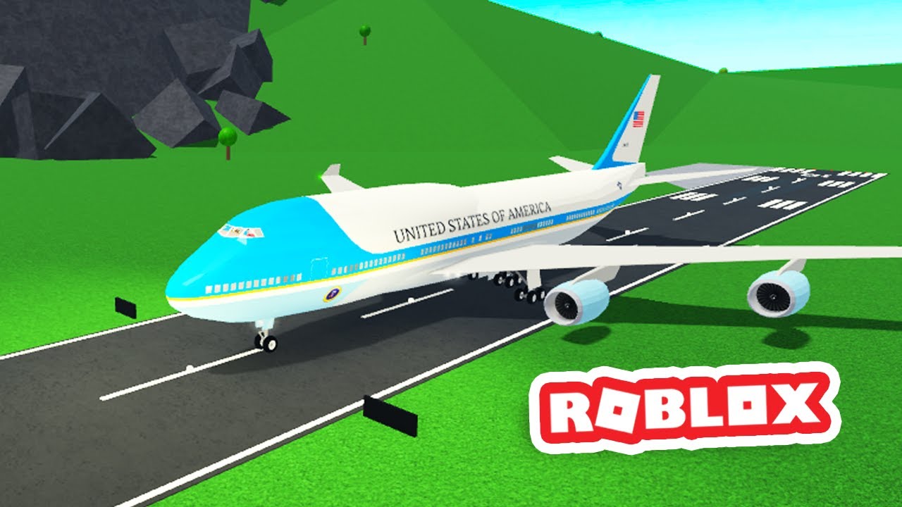 Flying Donald Trumps Presidential Plane In Roblox Plane Simulator Youtube - airplane games on roblox