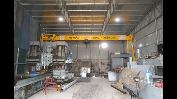 Cổng trục 5 tấn dầm đơn khẩu độ 11,8m ở Hà Nội