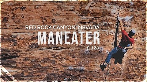 Maneater 5.12a : closing a 5 year project : Sport Climbing Red Rock Canyon, NV