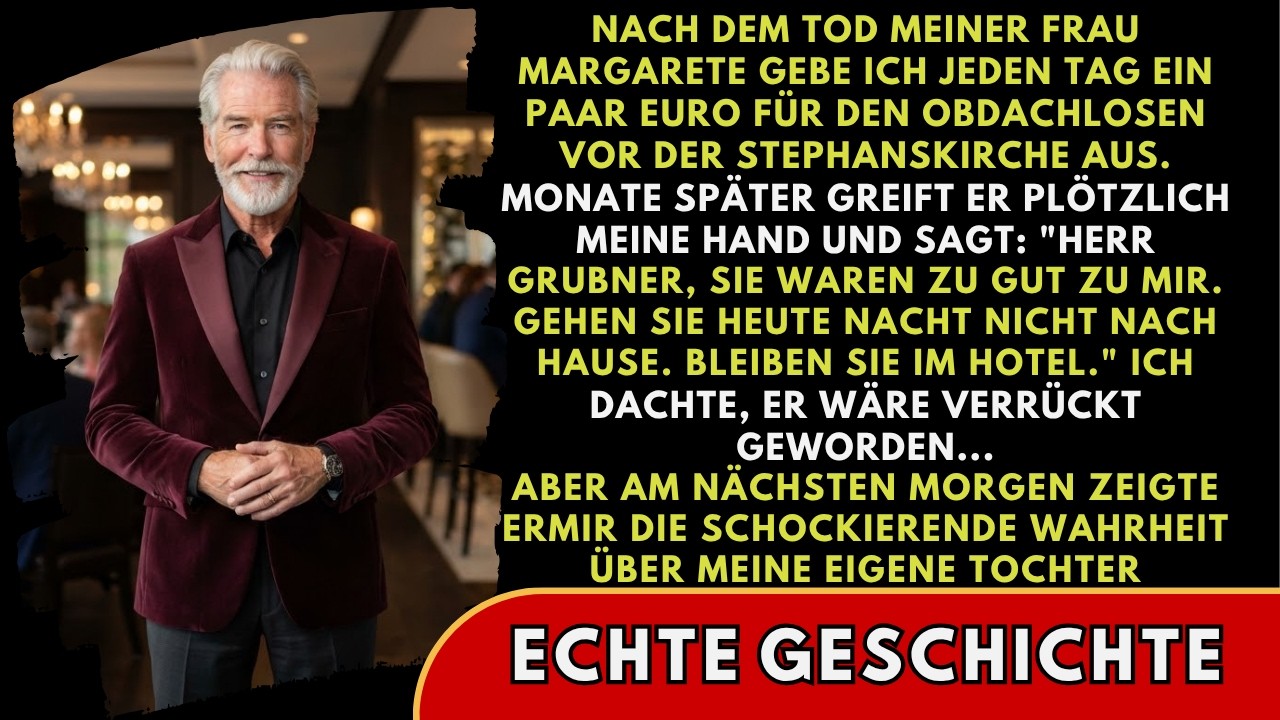 Nach dem Tod meiner Frau stellte ich immer eine Münze für Obdachlose  Dann sagte von eines zu mi