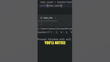 How to use the Counter class in Python #shorts #coding #pythonprogramming