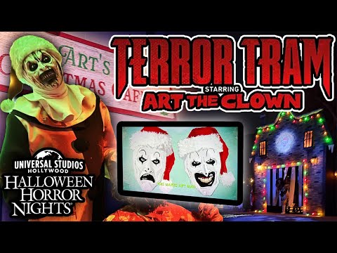 Terror Tram starring Art the Clown POV - Universal Halloween Horror Nights Hollywood 2026