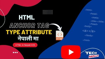 HTML Anchor Tag Type attribute and link color // Learn HTML in Nepali // type attribute in Nepali#25