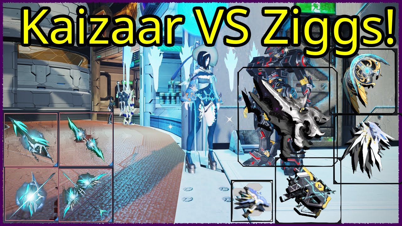 Pso2 NGS Kaizaar VS Ziggs! Why is Ziggs Better? - YouTube