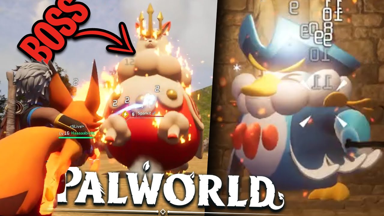 Wir KÄMPFEN gegen die ersten BOSSE von PALWORLD!