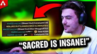 Hal Reacts to Sacred 1v3 in ALGS Scrims