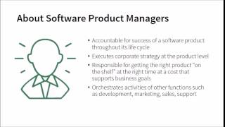 What is a software product manager?