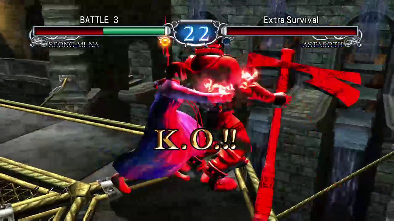 Soul Calibur 2 HD Online - Extra Survival with Seung Mina - YouTube