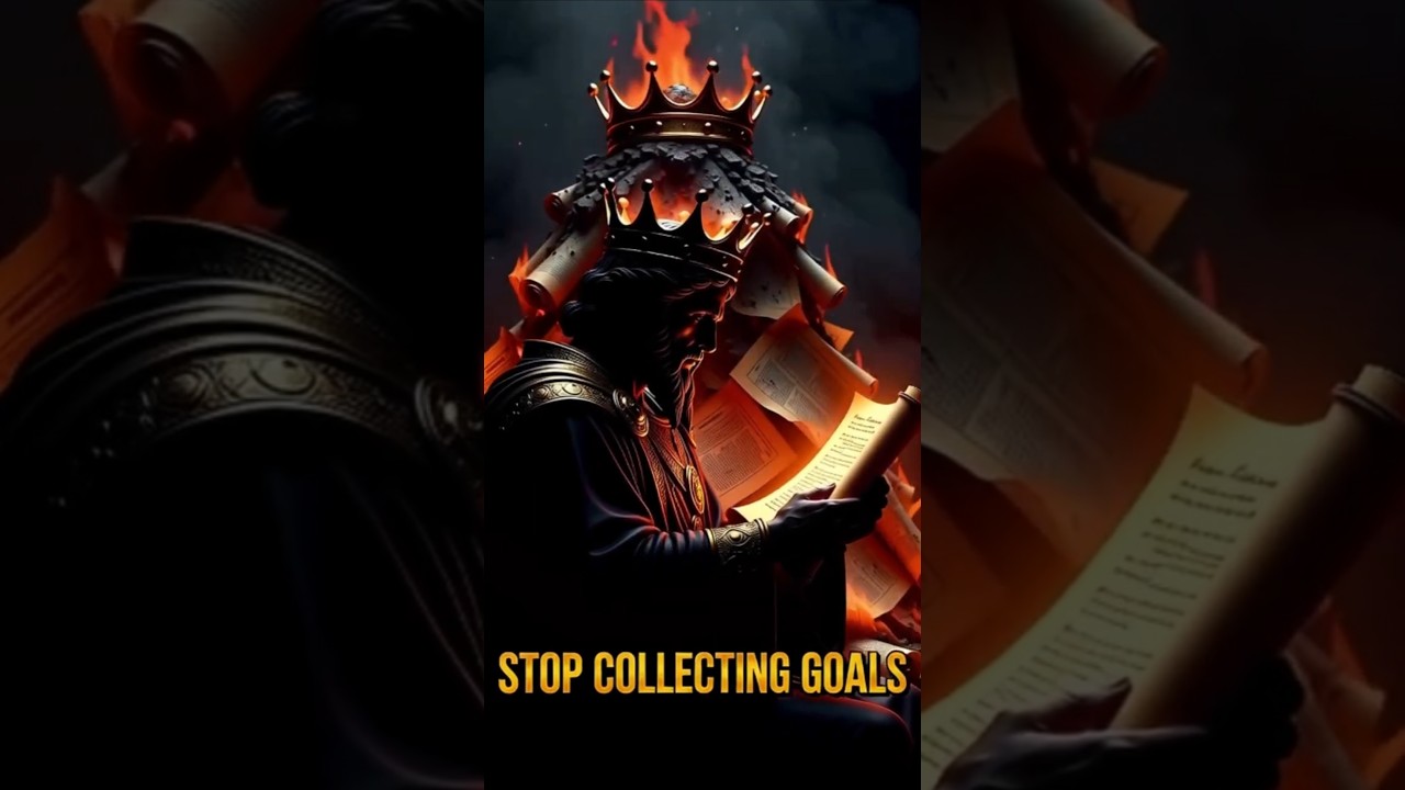 Stop Collecting Goals – Pick One & Burn the Rest