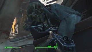 Fallout 4 Glitch - Spooky Skeleton