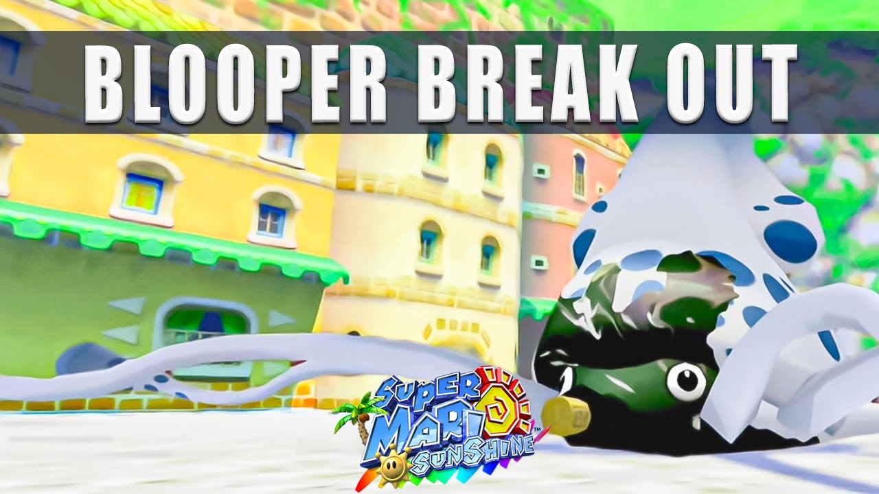 Super Mario Sunshine Switch Ricco Harbor Episode 1 Gooper Blooper Breaks Out 3d All Stars Youtube