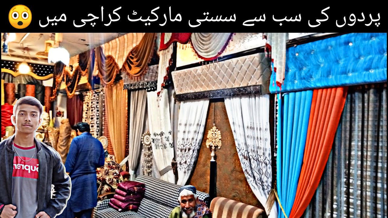CURTAIN MARKET IN KARACHI I پردوں کی سب سے سستی مارکیٹ I Cheap Curtain