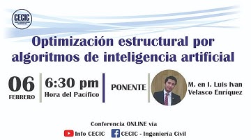Optimización estructural por algoritmos de inteligencia artificial