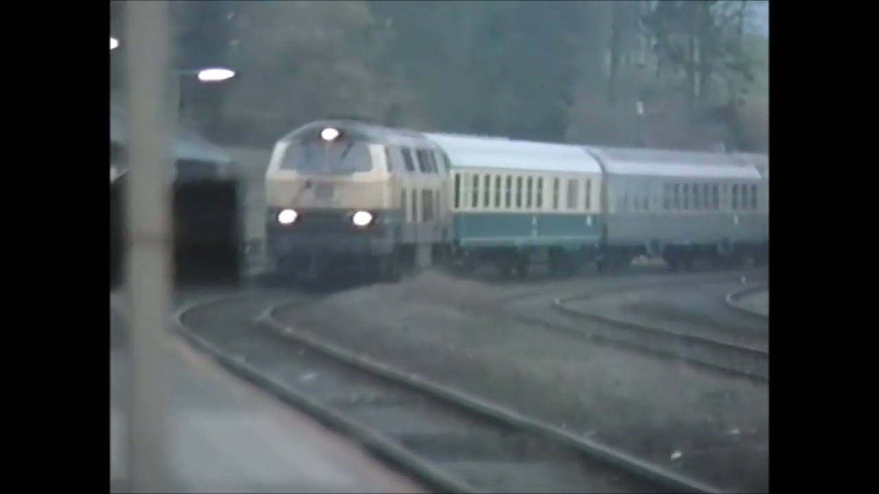 Nebenbahnromantik in der Rhön 1993