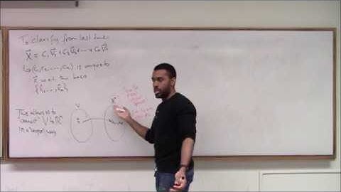 Math 346 Lecture 18 - Coordinates; Bases; Dimension