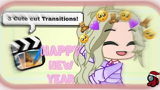 3 *BASIC* transitions in Cute Cut || tutorial || 👁👅👁 || Part 1