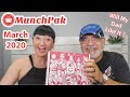 Unboxing Munchpak March 2020 - With My Dad