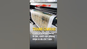 In tranh Canvas khổ lớn trang trí sảnh văn phòng, quầy lễ tân - In Kỹ Thuật Số Since 2006