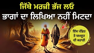 ਭਾਗਾਂ ਦਾ ਲਿਖਿਆ ਕਦੇ ਨਹੀਂ ਮਿਟਦਾ, ਪੰਡਿਤ ਤੇ ਯਮਦੂਤ ਦੀ ਕਹਾਣੀ, Best Story By Punjabi Alfaaz