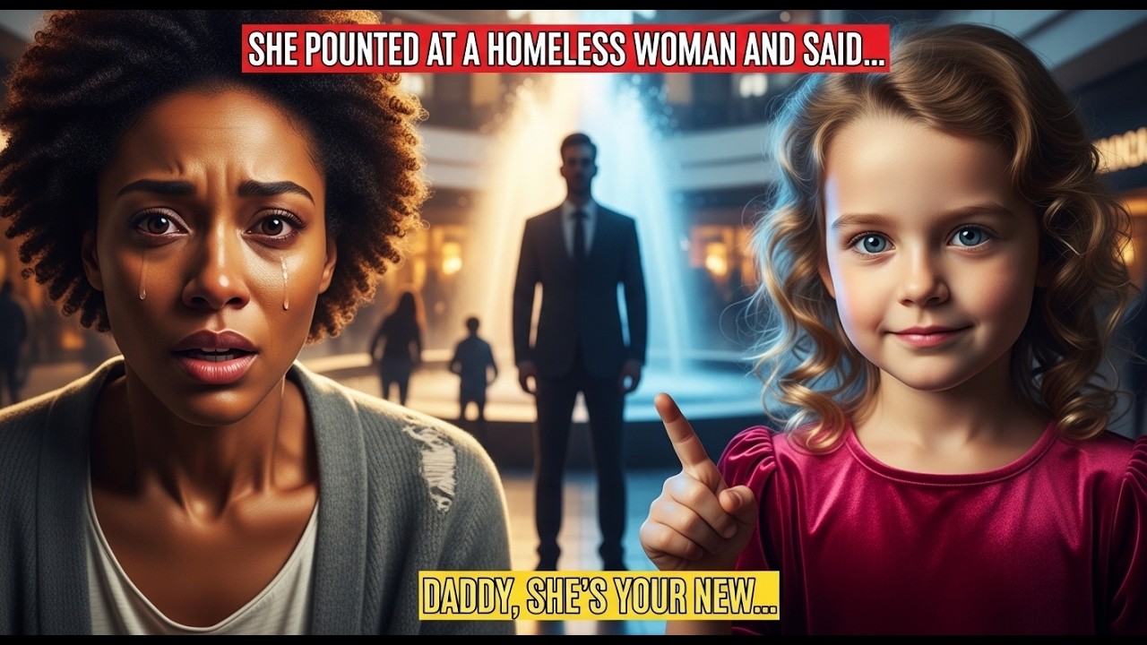 Billionaire's Little Girl Pointed At A Woman In The Mall And Said, 'Daddy, She's Your New Wife