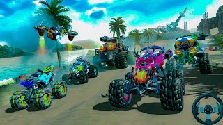 Race rocket arena extreme | 3D PVP car racing action battlefield | Android game play screenshot 5
