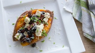 Pieczone Bataty Z Fetą - Videokuchnia.pl