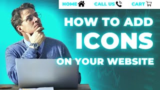 How to use icons on your website -  with free fontawesome icons
