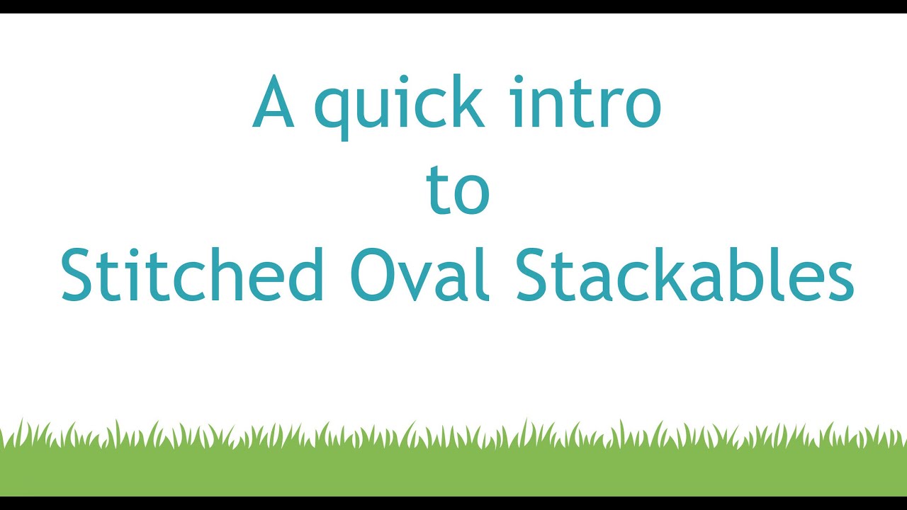 Intro to Stitched Oval Stackables