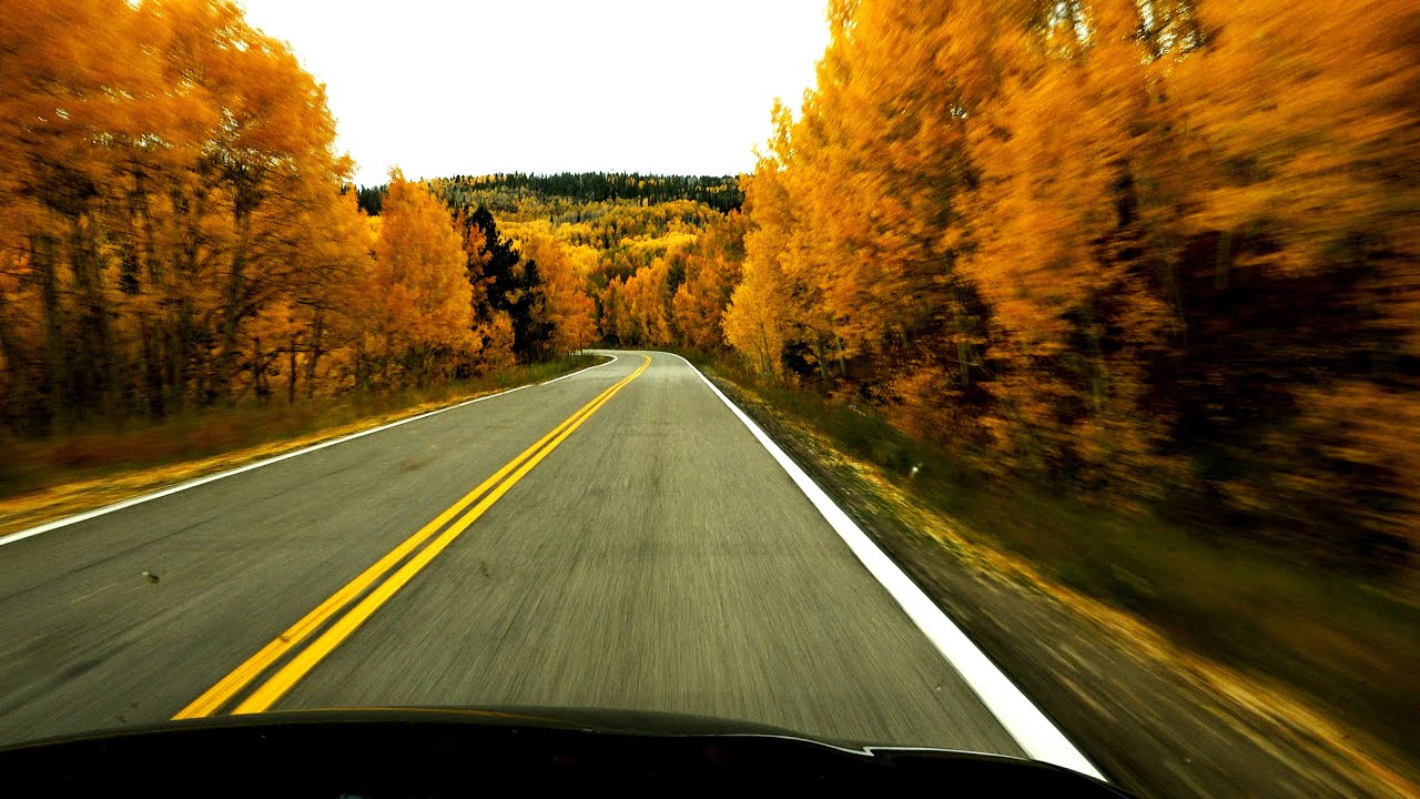 Driving Gore pass peak Fall colors. Kremmling to Toponas Colorado 10 3