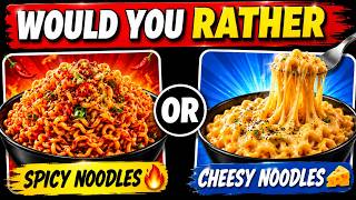 Would You Rather: Junk Food Edition 🍔🍟 Hardest Food Choices Ever!#WouldYouRather #JunkFood #FoodQuiz