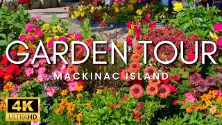 Mackinac Island Garden Tour 2023 | Peaceful Garden Walking Tour with Bird Calls & Natural Sounds