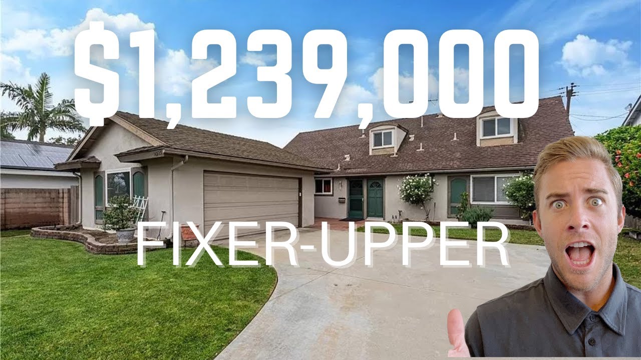 Walk through a $1,239,000 fixer upper in Orange County, CA | The real estate market is crazy.