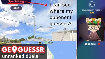Trying out the NEW UNRANKED DUELS in GeoGuessr!
