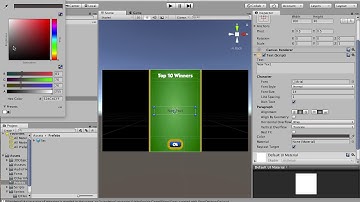 Unity3D: How to make a scrollable List view/Table view.