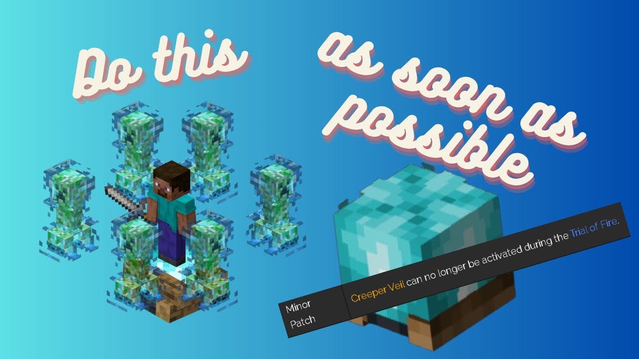 Do this as soon as possible. ( Trial of Blue Flames)